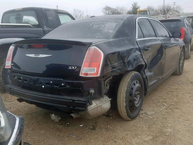 2C3CCAGG8DH733190 - 2013 CHRYSLER 300 V6 BLACK photo 4