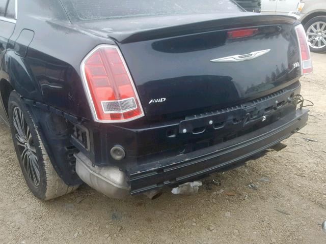 2C3CCAGG8DH733190 - 2013 CHRYSLER 300 V6 BLACK photo 9