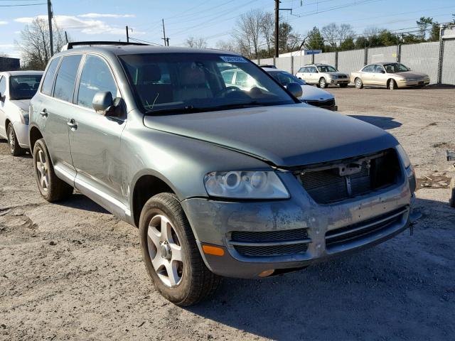 WVGZG77L85D037742 - 2005 VOLKSWAGEN TOUAREG 3. GREEN photo 1