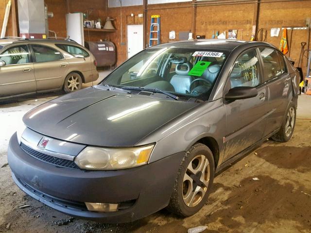 1G8AL54F94Z213452 - 2004 SATURN ION LEVEL CHARCOAL photo 2