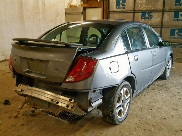 1G8AL54F94Z213452 - 2004 SATURN ION LEVEL CHARCOAL photo 4