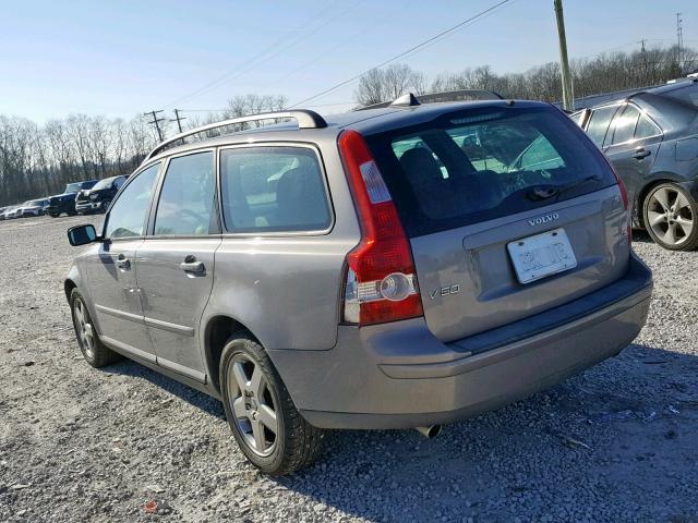 YV1MJ682452080500 - 2005 VOLVO V50 T5 GRAY photo 3