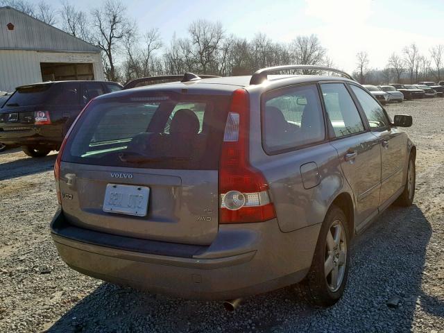 YV1MJ682452080500 - 2005 VOLVO V50 T5 GRAY photo 4