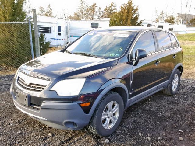 3GSDL43N39S631519 - 2009 SATURN VUE XE BLACK photo 2