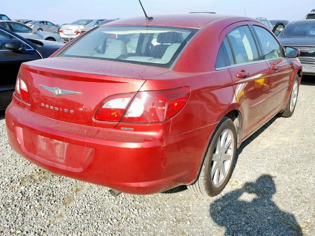 1C3LC56R47N563867 - 2007 CHRYSLER SEBRING TO RED photo 4