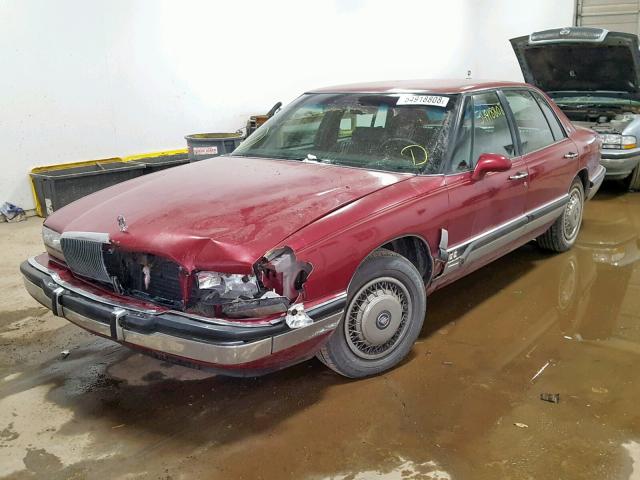 1G4CW52LXRH619246 - 1994 BUICK PARK AVENU BURGUNDY photo 2