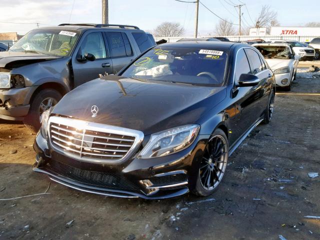 WDDUG8CB0FA098061 - 2015 MERCEDES-BENZ S 550 BLACK photo 2