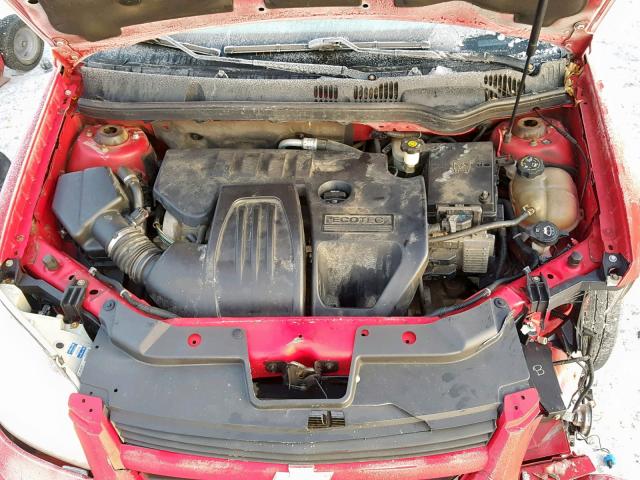 1G1AL58FX87114715 - 2008 CHEVROLET COBALT LT RED photo 7