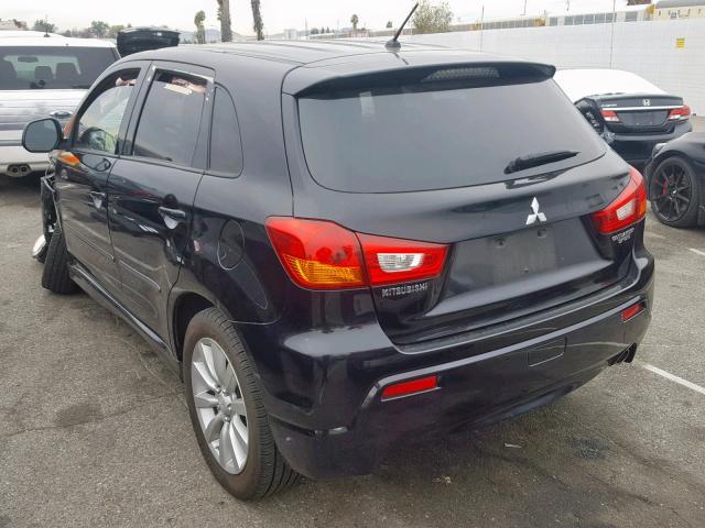 JA4AP4AU7BZ019047 - 2011 MITSUBISHI OUTLANDER BLACK photo 3