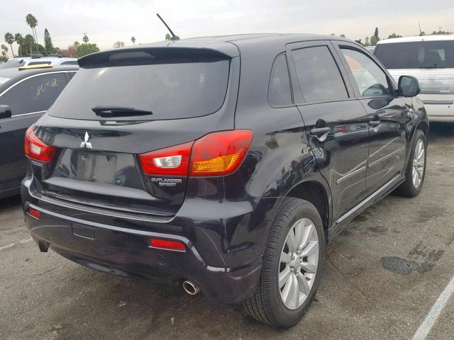 JA4AP4AU7BZ019047 - 2011 MITSUBISHI OUTLANDER BLACK photo 4