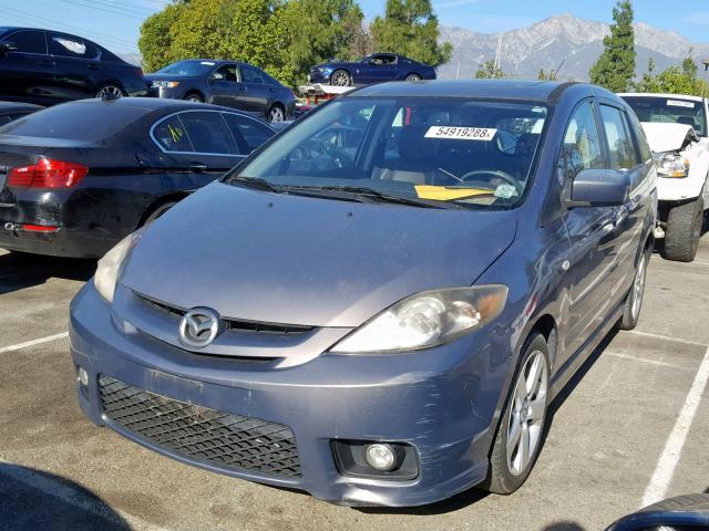 JM1CR29L870134454 - 2007 MAZDA 5 GRAY photo 2