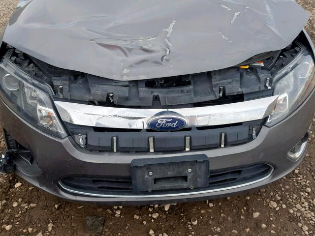 3FADP0L36AR328159 - 2010 FORD FUSION HYB GRAY photo 9