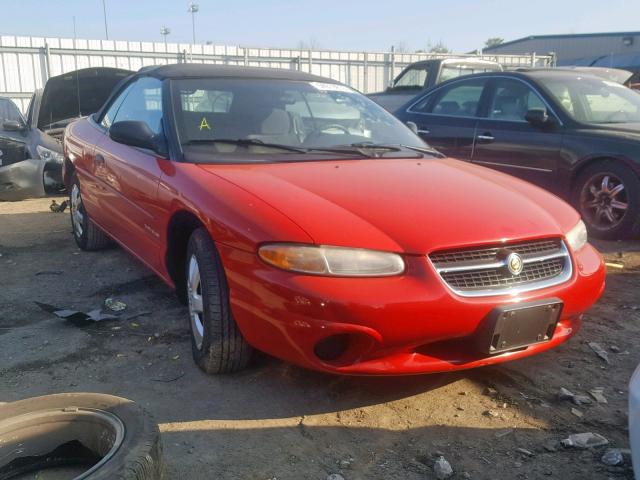 3C3EL45X4VT601095 - 1997 CHRYSLER SEBRING JX RED photo 1