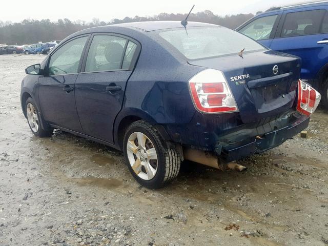 3N1AB61E39L689823 - 2009 NISSAN SENTRA 2.0 BLUE photo 3