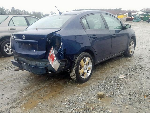 3N1AB61E39L689823 - 2009 NISSAN SENTRA 2.0 BLUE photo 4