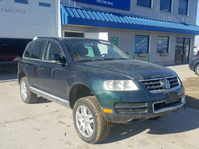 WVGMM77L35D002142 - 2005 VOLKSWAGEN TOUAREG 4. GREEN photo 1