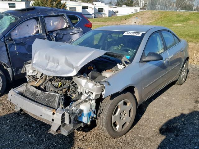 1G2ZF55B664285869 - 2006 PONTIAC G6 SE SILVER photo 2