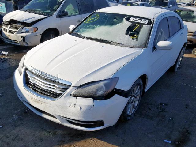 1C3CCBBB4CN207842 - 2012 CHRYSLER 200 TOURIN WHITE photo 2