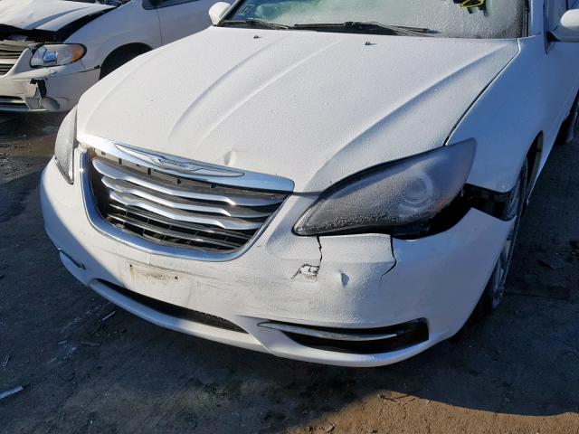 1C3CCBBB4CN207842 - 2012 CHRYSLER 200 TOURIN WHITE photo 9