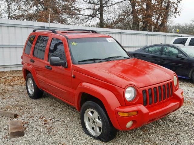 1J4GK58K14W128353 - 2004 JEEP LIBERTY LI RED photo 1