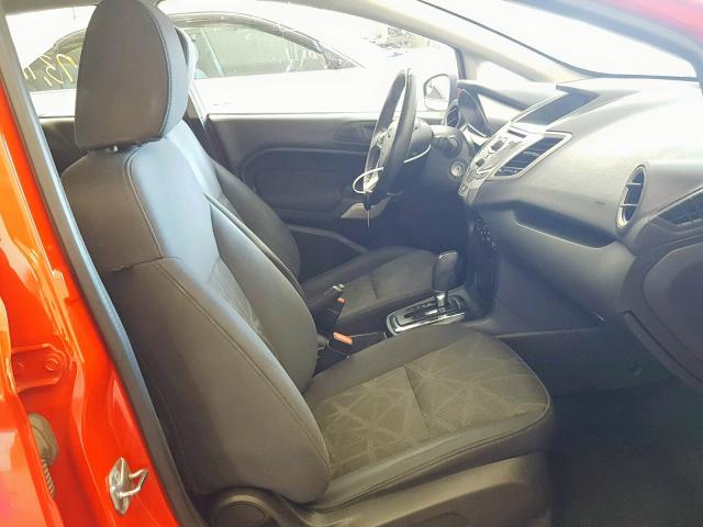 3FADP4BJ0DM174489 - 2013 FORD FIESTA SE RED photo 5