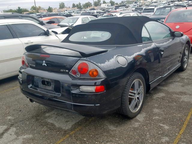 4A3AE75H95E022373 - 2005 MITSUBISHI ECLIPSE SP BLACK photo 4