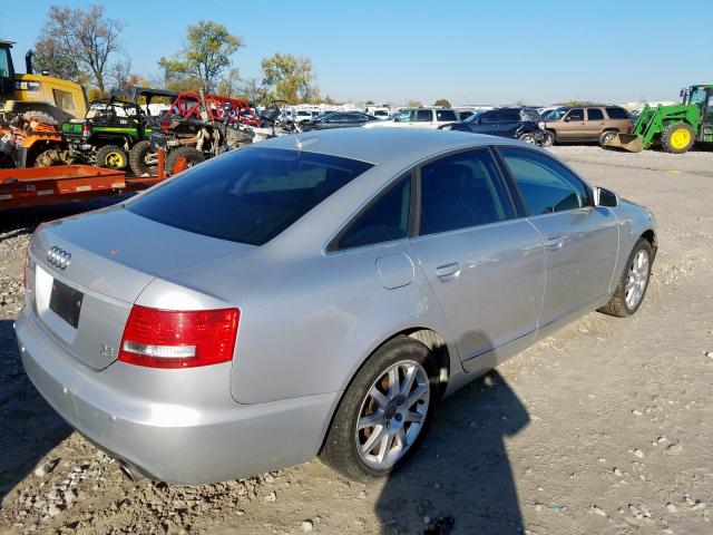 WAUDG74FX5N091578 - 2005 AUDI A6 3.2 QUA SILVER photo 4