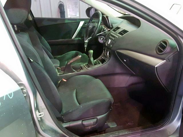 JM1BL1S58A1184050 - 2010 MAZDA 3 S SILVER photo 5