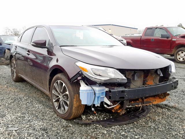 4T1BK1EB1GU228722 - 2016 TOYOTA AVALON XLE MAROON photo 1