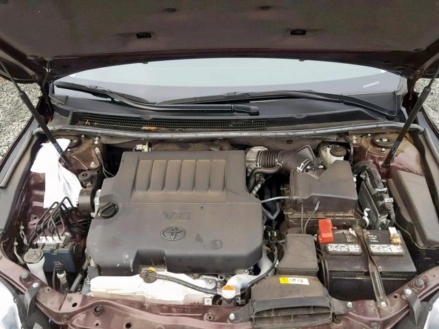 4T1BK1EB1GU228722 - 2016 TOYOTA AVALON XLE MAROON photo 7