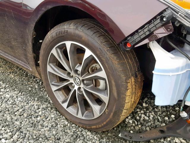 4T1BK1EB1GU228722 - 2016 TOYOTA AVALON XLE MAROON photo 9