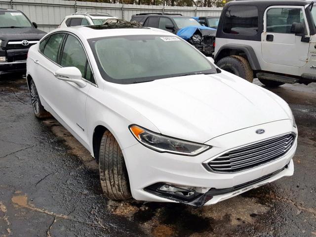 3FA6P0RU6JR128116 - 2018 FORD FUSION TIT GRAY photo 1