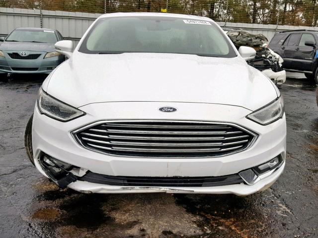 3FA6P0RU6JR128116 - 2018 FORD FUSION TIT GRAY photo 10