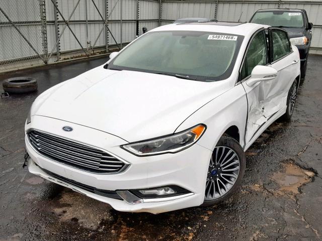 3FA6P0RU6JR128116 - 2018 FORD FUSION TIT GRAY photo 2