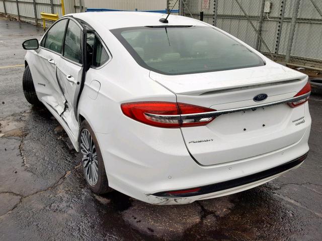 3FA6P0RU6JR128116 - 2018 FORD FUSION TIT GRAY photo 3