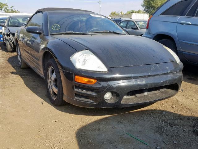 4A3AE45G33E113903 - 2003 MITSUBISHI ECLIPSE SP BLACK photo 1