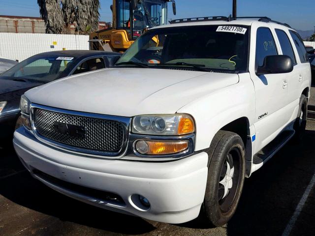 1GKEK63U86J137356 - 2006 GMC YUKON DENA WHITE photo 2