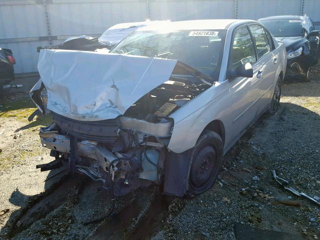 1G1ZT54834F109849 - 2004 CHEVROLET MALIBU LS SILVER photo 2