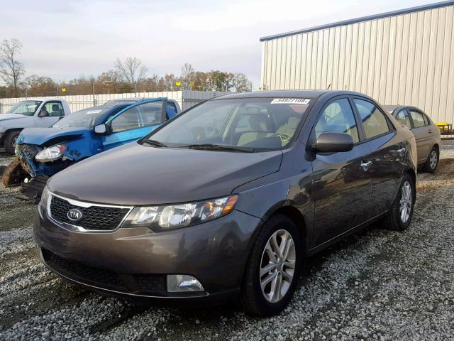 KNAFU4A23C5512958 - 2012 KIA FORTE EX BROWN photo 2