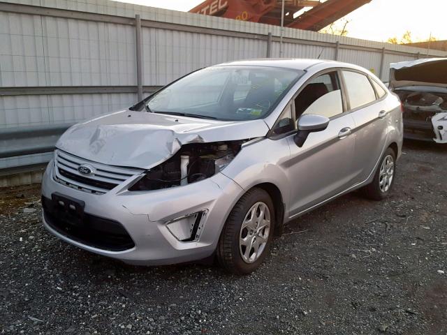 3FADP4AJ7DM140518 - 2013 FORD FIESTA S SILVER photo 2