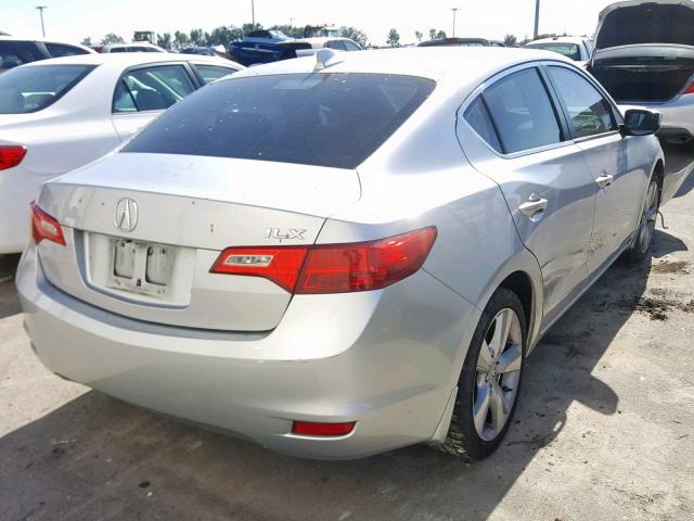 19VDE1F30EE009394 - 2014 ACURA ILX 20 SILVER photo 4