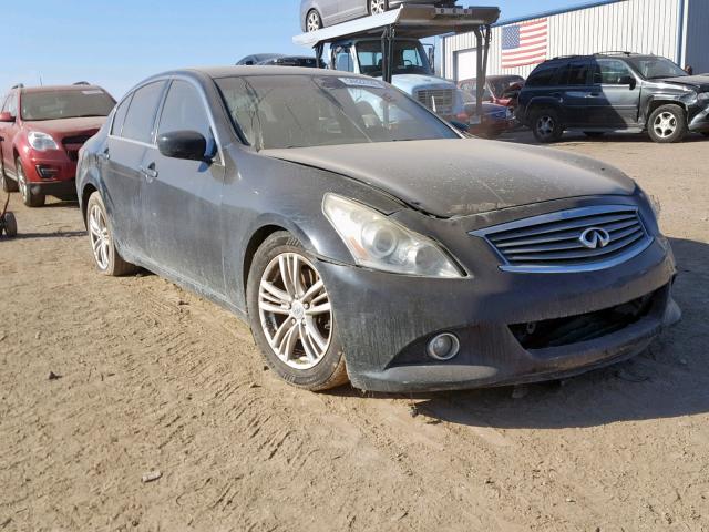 JN1CV6ARXAM453165 - 2010 INFINITI G37 BLACK photo 1