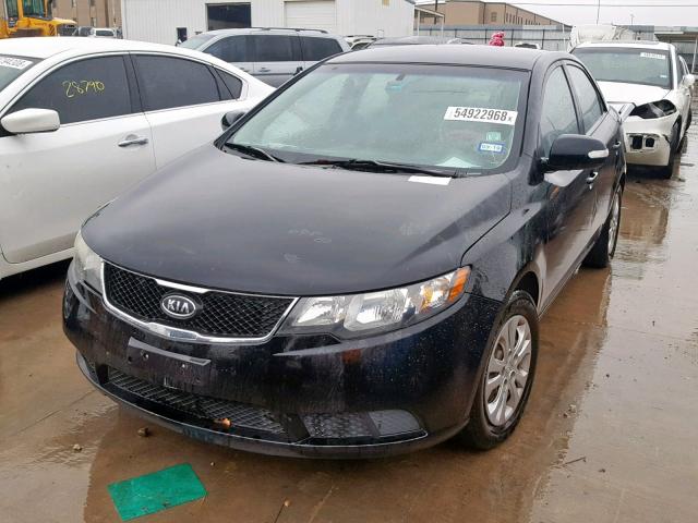 KNAFU4A29A5063248 - 2010 KIA FORTE EX BLACK photo 2