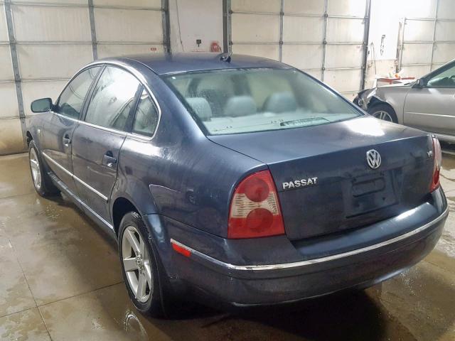 WVWRH63B04P056520 - 2004 VOLKSWAGEN PASSAT GLX 蓝色 照片 3