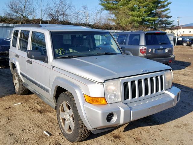 1J8HG48K86C270878 - 2006 JEEP COMMANDER SILVER photo 1