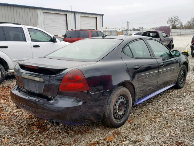 2G2WR524041138276 - 2004 PONTIAC GRAND PRIX BLACK photo 4