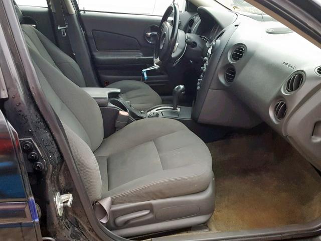 2G2WR524041138276 - 2004 PONTIAC GRAND PRIX BLACK photo 5