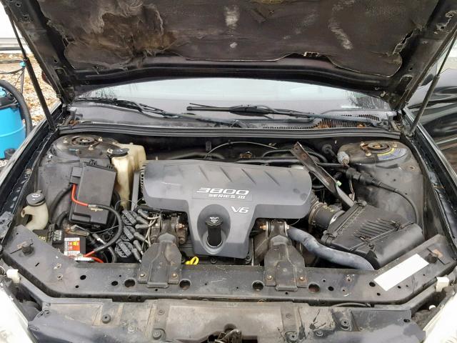 2G2WR524041138276 - 2004 PONTIAC GRAND PRIX BLACK photo 7