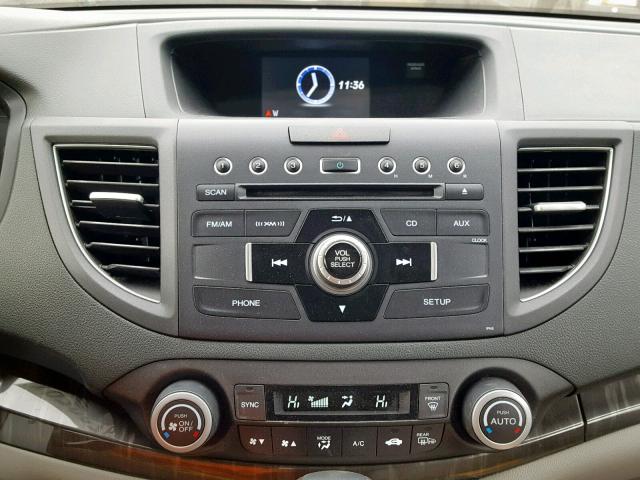 2HKRM4H72DH623553 - 2013 HONDA CR-V EXL SILVER photo 9