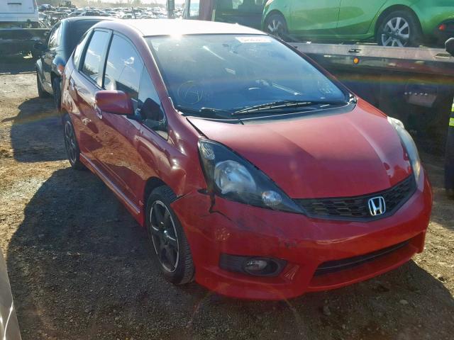 JHMGE8H54CC014063 - 2012 HONDA FIT SPORT RED photo 1